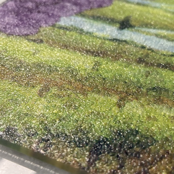 Grapevine Country Glass Cutting Board - Picture 2 of 5